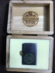 ZIPPO ジッポー ジッポ オイルライター KEYWOOD MAKEFIELD 中古品　限定品　中古品　シリアル番号付き　希少品　木箱入り