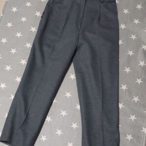 ミセス 婦人向け スラックス グレー