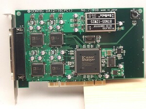 コンテック DA12-16 PCIバス 16CH 非絶縁型アナログ出力ボード CONTEC PCI NO.7146B DAGITDAL ANALOG BOARD 管12074