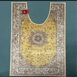 トイレマット 黄色 エスニック柄 ペルシャ絨毯風 未使用