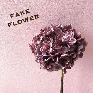 フェイクグリーン ハイドランジア 紫陽花 アジサイ 造花 インテリア スワッグ ドライフラワー 一輪挿し 大きめ 秋 冬