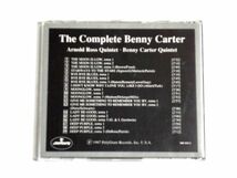 輸入盤 CD【MERCURY840819-2】Benny Carter ベニー・カーター /The Complete Benny Carter On Keynote / 送料310円～_画像2