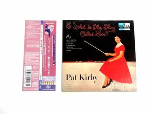 紙ジャケット 国内盤 CD【MVCJ19212】パット・カービー Pat Kirby / 恋とは何でしょう What Is This Thing Called Love? / 送料250円～