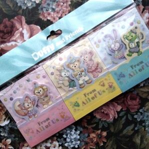 ☆ダッフィー &フレンズ☆ TDR 40Dream Go Round From All of Us メモ3個【新品・未使用品】