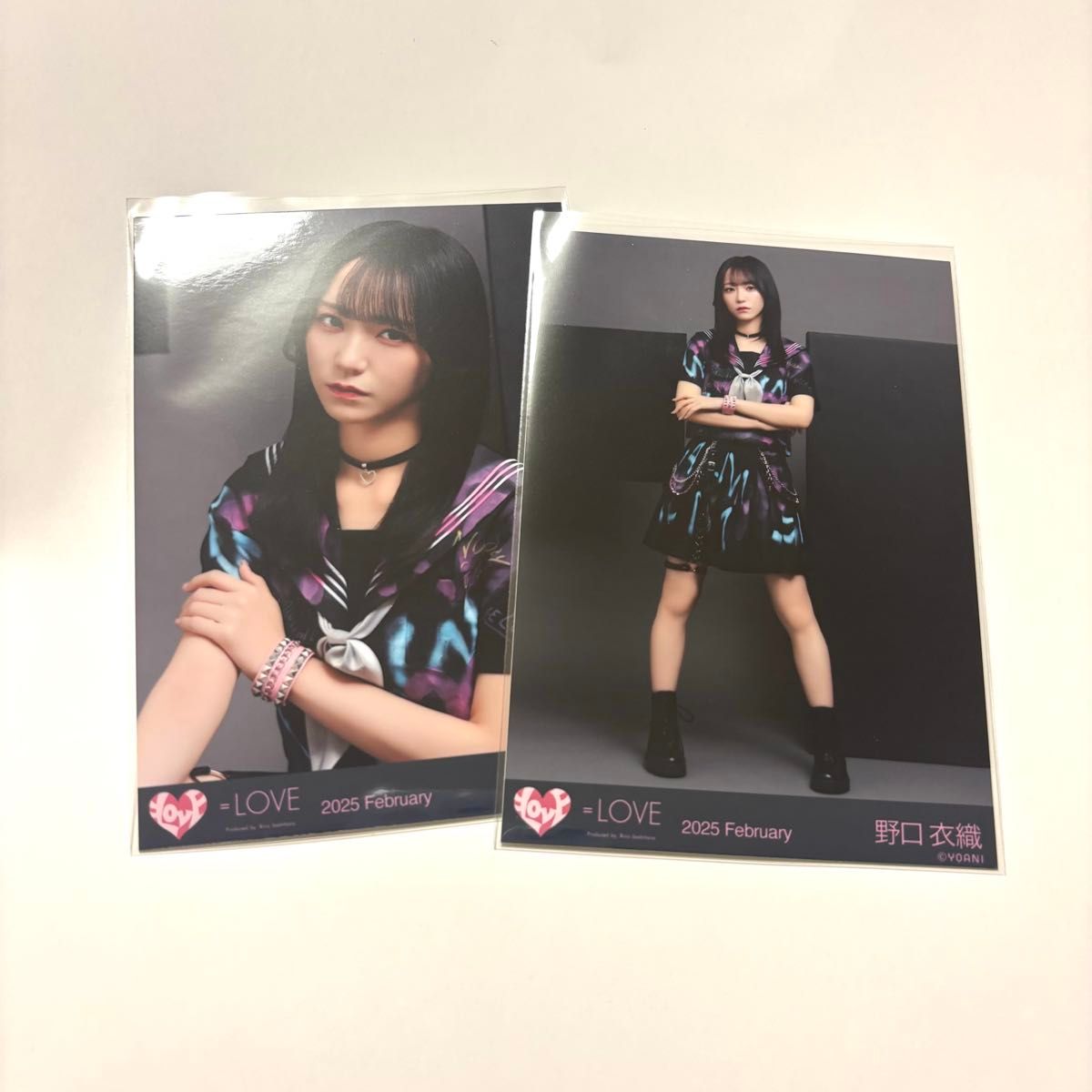 ＝LOVE イコラブ 大場花菜 ダイナー衣装 直筆 チュウ ヒキ LOVE イコラブ 大場花菜 ダイナー衣装 直筆 チュウ ヒキ