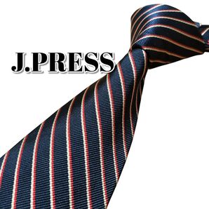 ★J.PRESS★ ジェイプレス ネイビー系 ストライプ