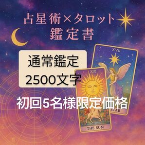 【写真付き鑑定書を送付】通常鑑定2500文字程度