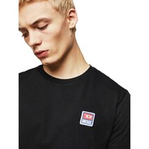 * 正規品 DIESEL T-DIEGO-DIV ディーゼル ワンポイント Tシャツ L / Black *_画像3