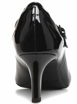 送料無料 Clarks 24.5cm メリージェーン パンプス レザー 革 ブラック 黒 ヒール オフィス フォーマル スニーカー バレエ ブーツ RR6_画像3