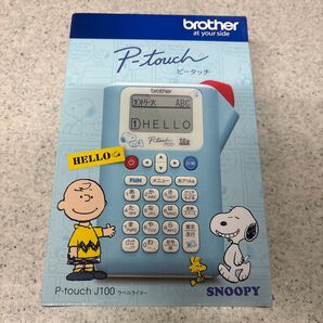 ピータッチ PT-J100 SNL(スヌーピーライトブルー)