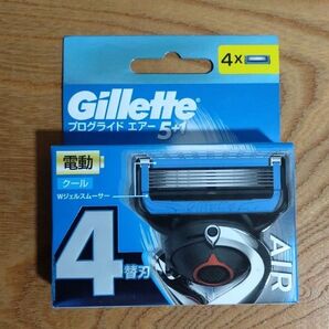 【パッケージにほんの少しダメージ有り】ジレット プログライド エアー 電動タイプ クール 替刃 4コ入 新品 未開封 純正品