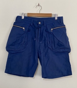 *phateefa tea big pocket shorts shorts S navy blue navy cargo pants HEMP flax .linen