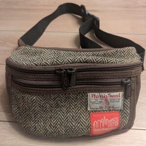 Manhattan portage×Harris tweed コラボ ウエストポーチ ウエストバッグ マンハッタンポーテージ