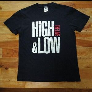 HIGH&LOW THE LIVE Tシャツユニセックス Sサイズ 黒 半袖 プリントTシャツ