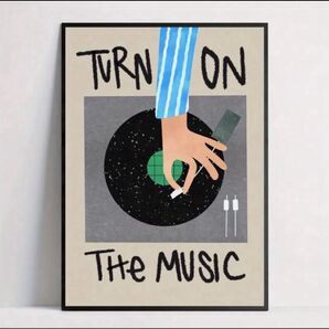TURN ON THE MUSIC 30×40