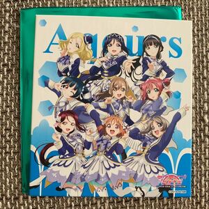 ☆ S50 ラブライブ！サンシャイン!! セガコラボカフェ 限定 アートパネル Brightest Melody ミニ色紙風 Aqours 集合 渡辺曜 津島善子 ☆