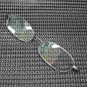 展示未使用品 リム・ブリッジのみ Kiwami/シュンキワミ 53□18 ブラック系 金属製 フルリム 日本製 オリエント眼鏡