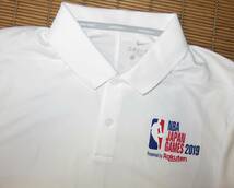 正規品 ナイキ製 NBAジャパンゲームズ 2019 楽天～半袖 ポロシャツ～ラプターズｘロケッツ NBA Japan Games 2019 ジャパンゲームズ 八村塁_画像1