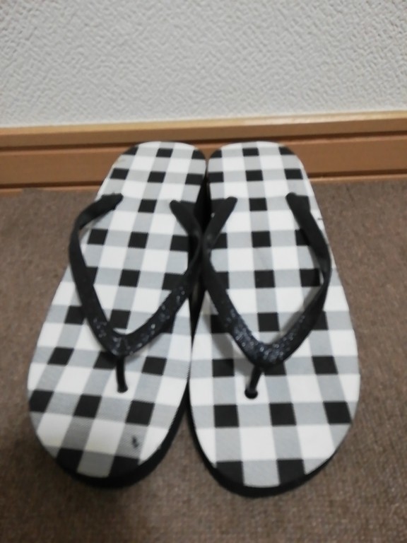 1237 美品 ヴィトン ウェッジサンダル ギンガムチェック