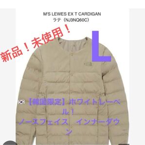 【新品】ザ・ノースフェイスインナーダウン ルイスEX ティーボール NJ3NQ60 ホワイトレーベル