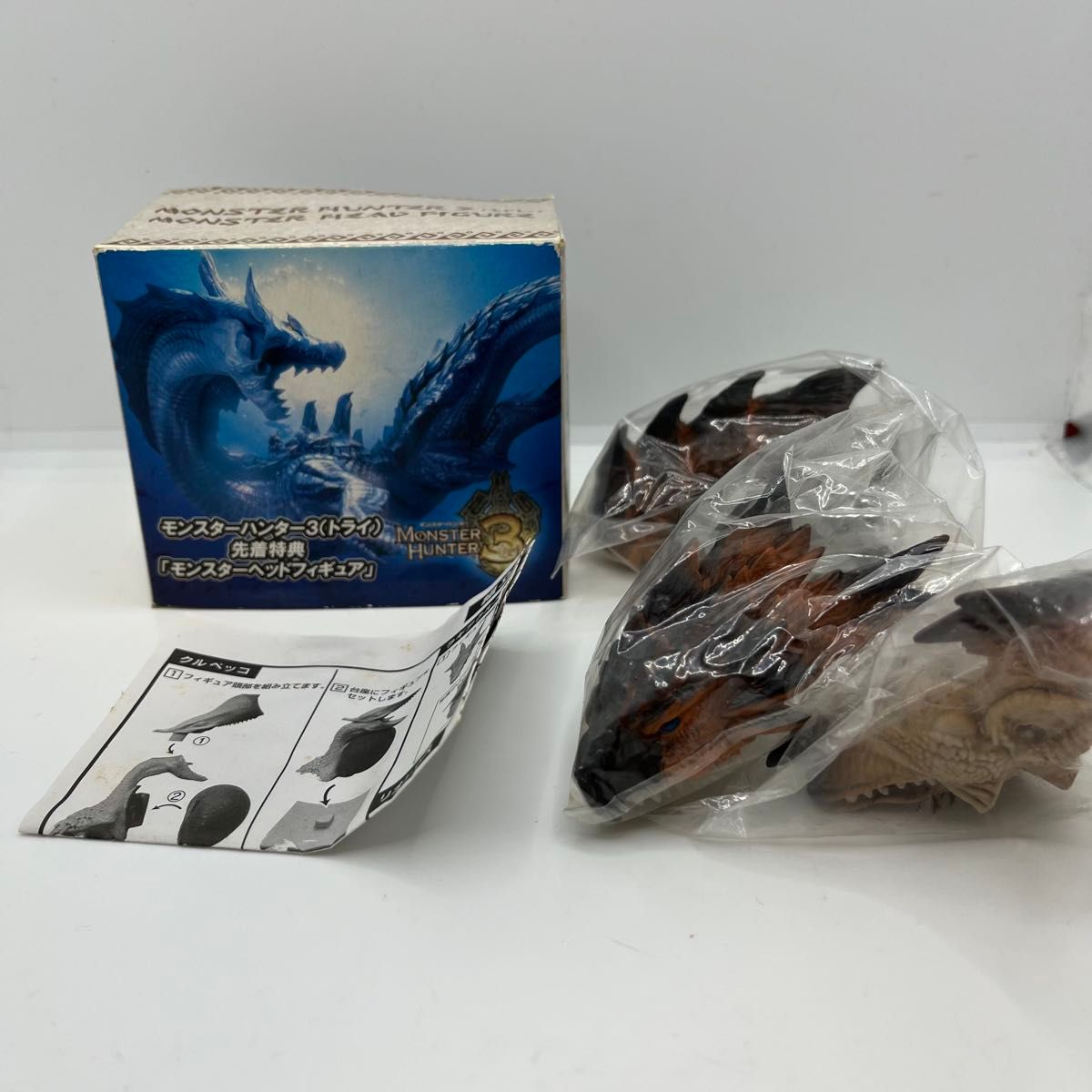 モンスターハンター　ヘッド　マグネット　セット 一番くじ モンスターハンター モンハン ヘッドマグネット 3種