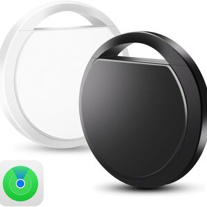 【まとめ買い可能】GPSスマートトラッカー AirTags 探す対応 黒 高精度