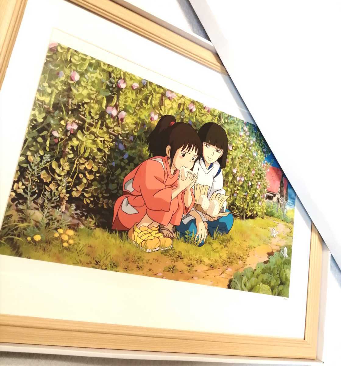 Super rare! Studio Ghibli Spirited Away [framed item] Ghibli poster, Ghibli painting, original reproduction, postcard, Ghibli calendar. Hayao Miyazaki, Comics, Anime Goods, others
