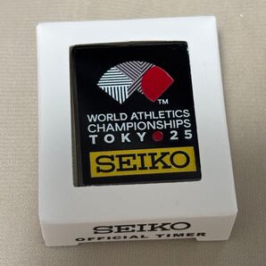 SEIKO ピンバッジ 世界陸上