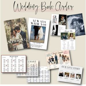 《結婚式プロフィールブック》A5 8ページ／セレクトデザイン冊子