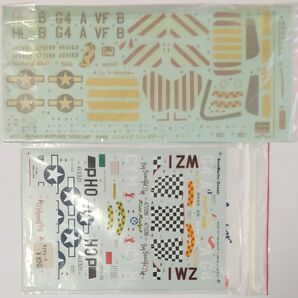 一部使用済み 1/48 P-51D MUSTANG "NOSE ART" ムスタング ノーズアート デカール 2個セット