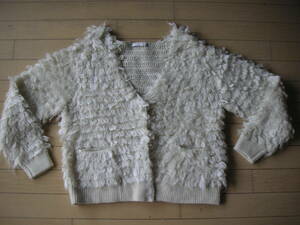 * prompt decision * not yet have on . close [ Moussy moussy] cardigan * long group * free size * eggshell white *