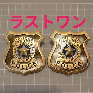 【新品】ズートピア ジュディ ニック 警察官バッジ ピンバッジ 2個セット