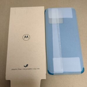 Motorola edge 40 neo カリビアンブルー 純正 カバー ケース