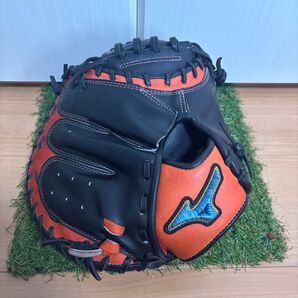 限定品 炭谷モデル ミズノプロ ダイバーシティブルー キャッチャーミット 捕手用 軟式 ミズノ オーダー グローブ