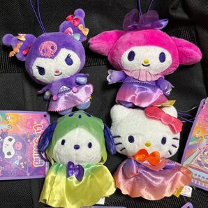 ハロウィン過ぎても【セットで可愛い!】サンリオキャラクターズ いちご新聞620号コラボ マスコット 4個セット