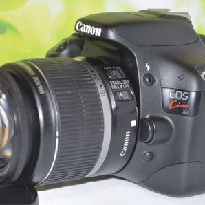 ★初心者お勧め★スマホ転送OK★動画撮影★kiss x4★1800万画素★