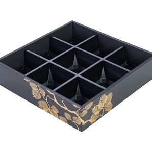 使い捨て弁当容器 HW-65E新琥珀松黒本体/蓋セット 60枚