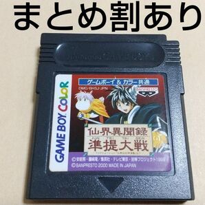 仙界異聞録 準堤大戦 Nintendo ニンテンドー GBC ゲームボーイカラー 動作品 まとめ割あり