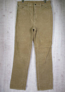 Wrangler 80's Vintage Wrangler corduroy pants khaki W34xL33 USA made #mbc-79