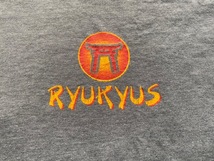 90s USA製 ビンテージ Tシャツ KEY STONE OF THE PACIFIC 沖縄 米軍基地 RYUKYUS 琉球 ドラゴン 竜　M　/ フルーツ_画像4