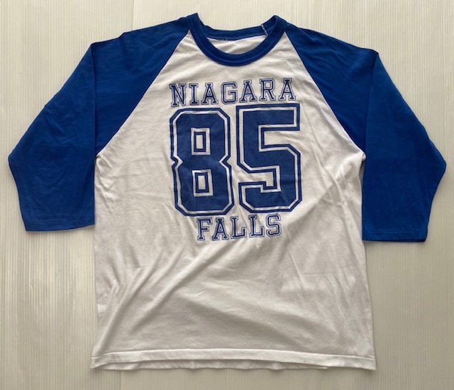 80s 90s ビンテージ フットボール ナンバリング NIAGARA FALLS ナイアガラの滝 Tシャツ