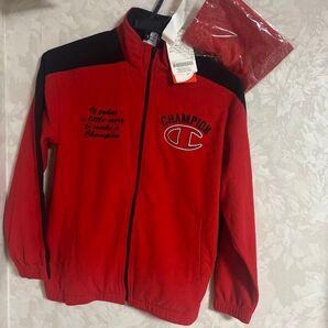 チャンピオン 160cm ジャージ上 新品タグ付き ネックウォーマー付き 早い者勝ちプレゼント付き