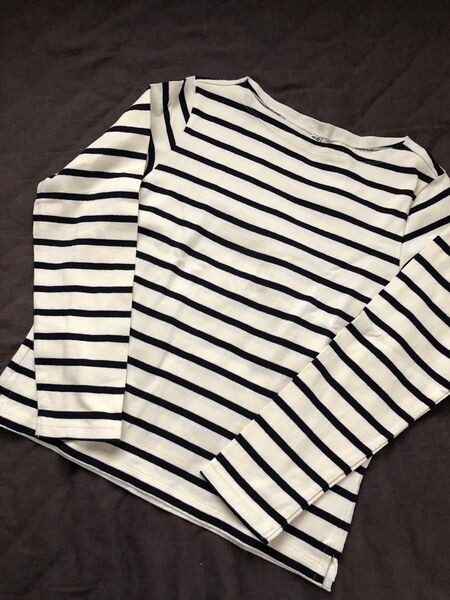 ユニクロ ボーダーカットソー S