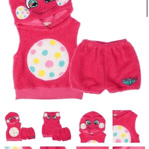 けけちゃま なりきりセット ベビー 80 ピンク Kids パジャマ おかあさんといっしょ ハロウィン 仮装