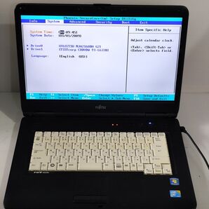 p1032 FUJITSU LIFEBOOK FMV-A8290 C2D P8700 4GB HDD160GB ジャンク