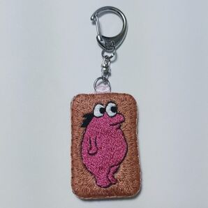 ピンク色なんj民の刺繍キーホルダー