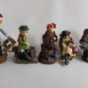 海洋堂 世界名作劇場 赤毛のアン フィギュア 5種セット アニメ 宮崎駿 高畑監督 K&M ミニヴィネット ムービック フルコンプ