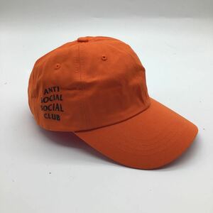 新品未使用品 anti social social club cap orange one size