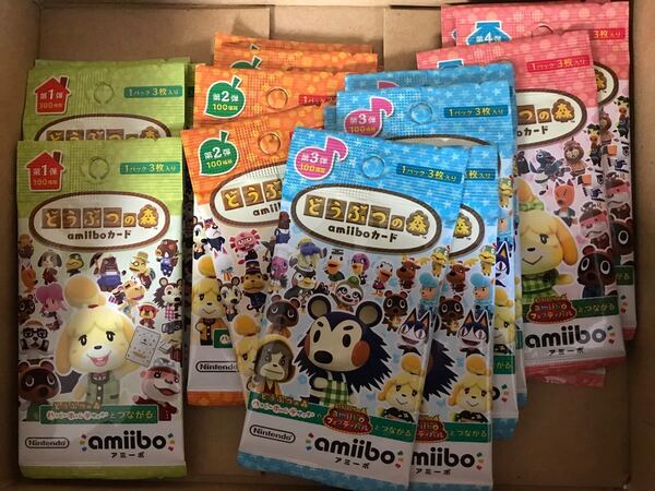 あつ森 あつまれ動物の森 amiiboカード アミーボカード 13箱780枚 新品未開封正規品の納品書込み