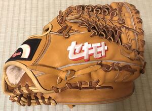 Hanshin Tigers .книга@. Taro игрок реальное использование перчатка перчатка Kubota slaga-